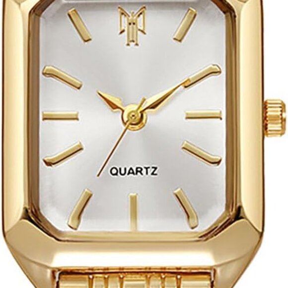 Women’s Quartz Watch Alloy Square Strap Casual Fashion Minimalist - Picture 1 of 6